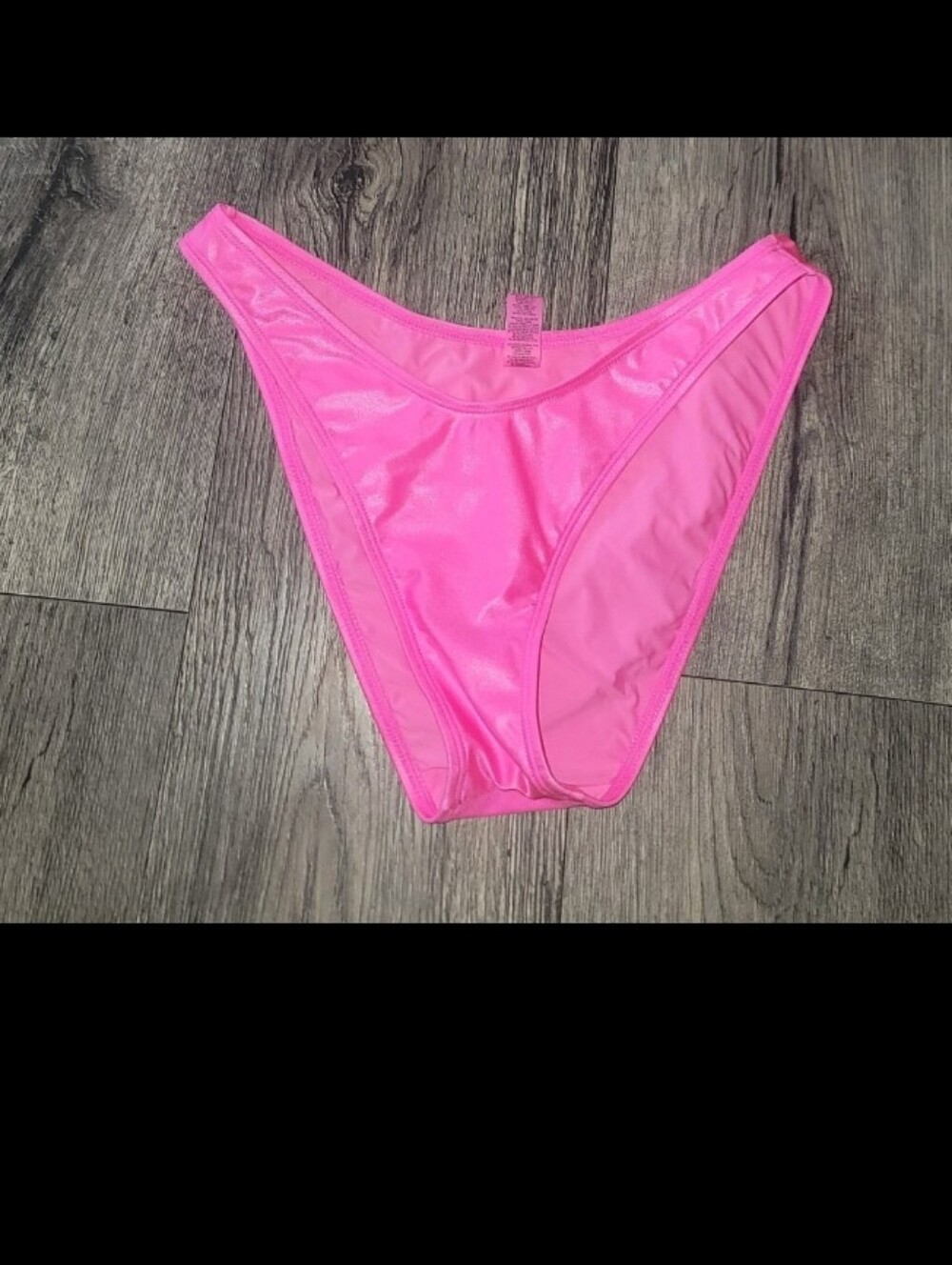 SKIMS Hot Pink High-Cut Bikini Bottom